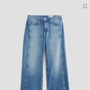 AG Saige wide crop panel jeans - size 25 (but fit more like a 26).